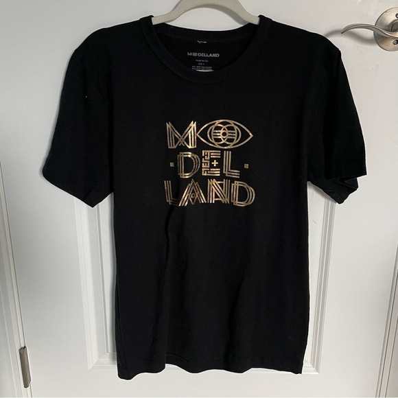 Modelland Black Short Sleeve Crew Neck Casual T Shirt - 18693 - Picture 1 of 10